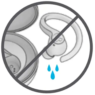 JLABAUDIO JBuds Air Sport Earbuds WARNING