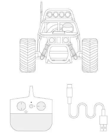 SHARPER IMAGE AW2022A4GT Bulldog Buggy fig 1
