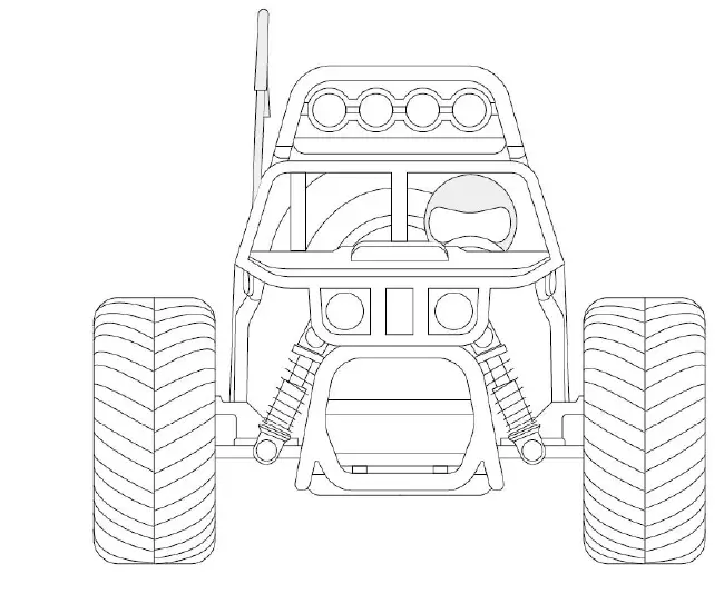 SHARPER IMAGE AW2022A4GT Bulldog Buggy product