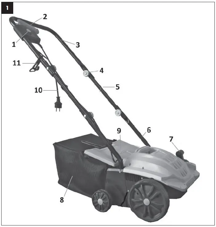 FIELDMANN-FZV-2003-E-Electronic-Scarifying-Machine-fig-1