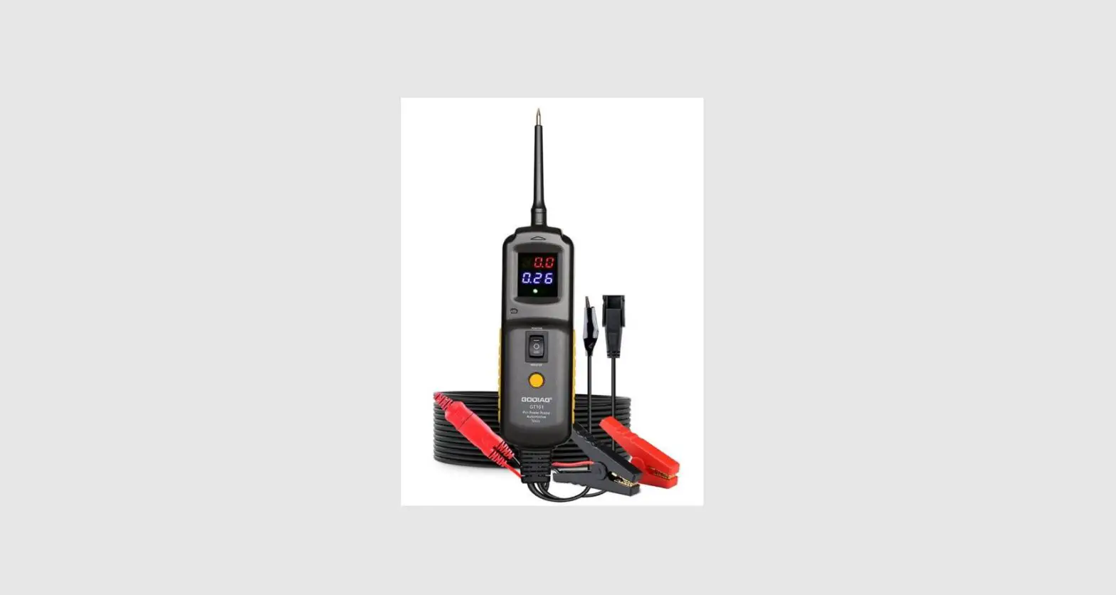 Godiag Gt101 Pirt Power Probe Car Power Line Fault Finding Fuel Injector Cleaning And Testing Current Detection Relay Tester Instruction Manual