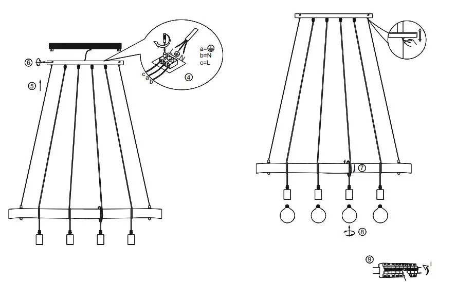 Paul Neuhaus 15505-18 TERO Hanging Lamp - Figure 2