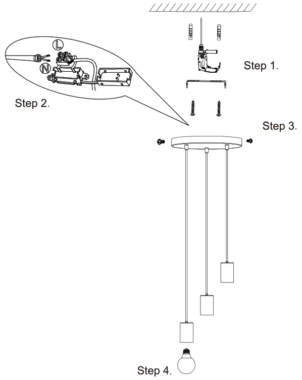 LAMPEHUSET 54605-000-03 Interior Pendant - fig1