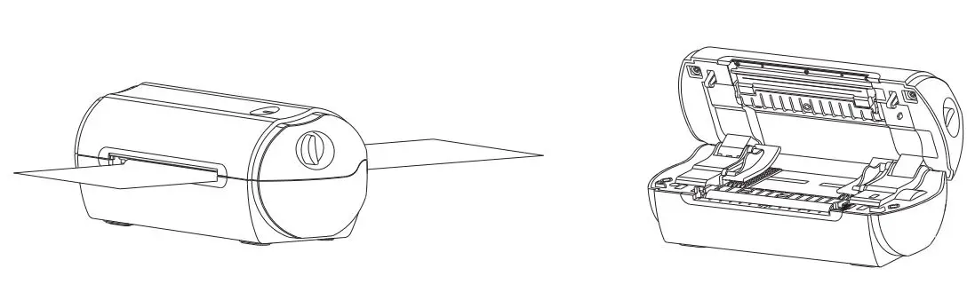 RONGTA RP422 Thermal Shipping Label Printer User Manual - Handling of Paper Jam