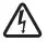RONGTA RP422 Thermal Shipping Label Printer User Manual - Warning Risk of Electric shock icon