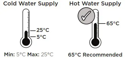 BRISTAN N2 SHCVO C D8 Recessed Thermostatic Dual Control Shower Valve - Specifications 2