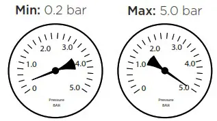 BRISTAN N2 SHCVO C D8 Recessed Thermostatic Dual Control Shower Valve - Specifications