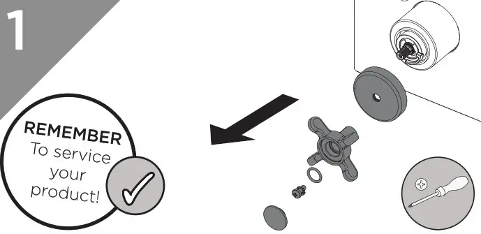 BRISTAN N2 SHCVO C D8 Recessed Thermostatic Dual Control Shower Valve - Temperature Adjustment