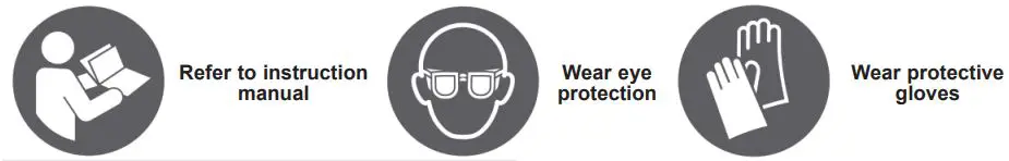 SEALEY SCS901 Windscreen Repair Kit Instructions - Safety icon