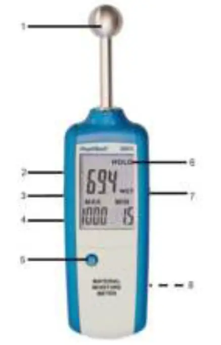 PeakTech-5201-Moisture-Meter-fig-3