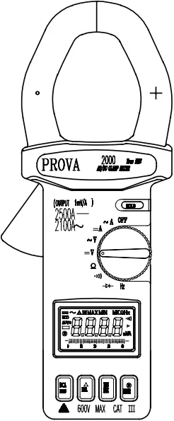IsoTek ISO-TECH 2000 DCAC Clamp Meter