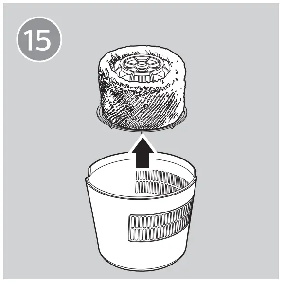 Clean the humidification filter