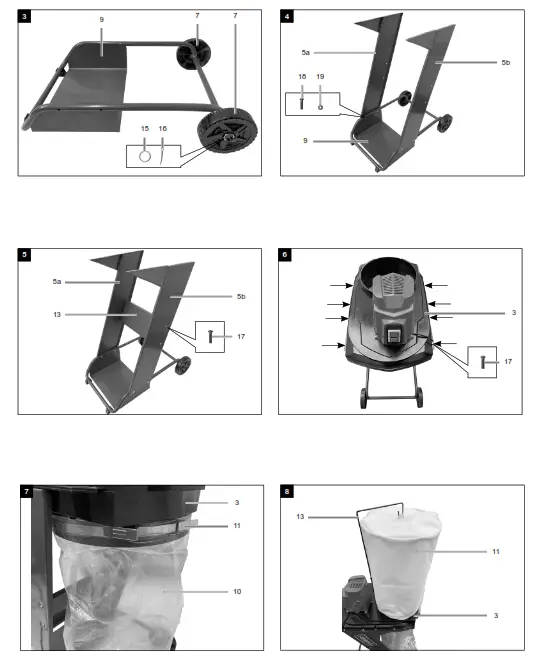scheppach DC500 Extraction System - FIG 1