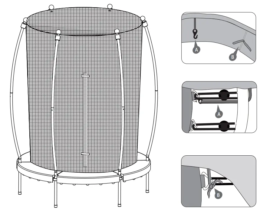 EXIT TOYS Junior Trampoline with Safety Net fig 20