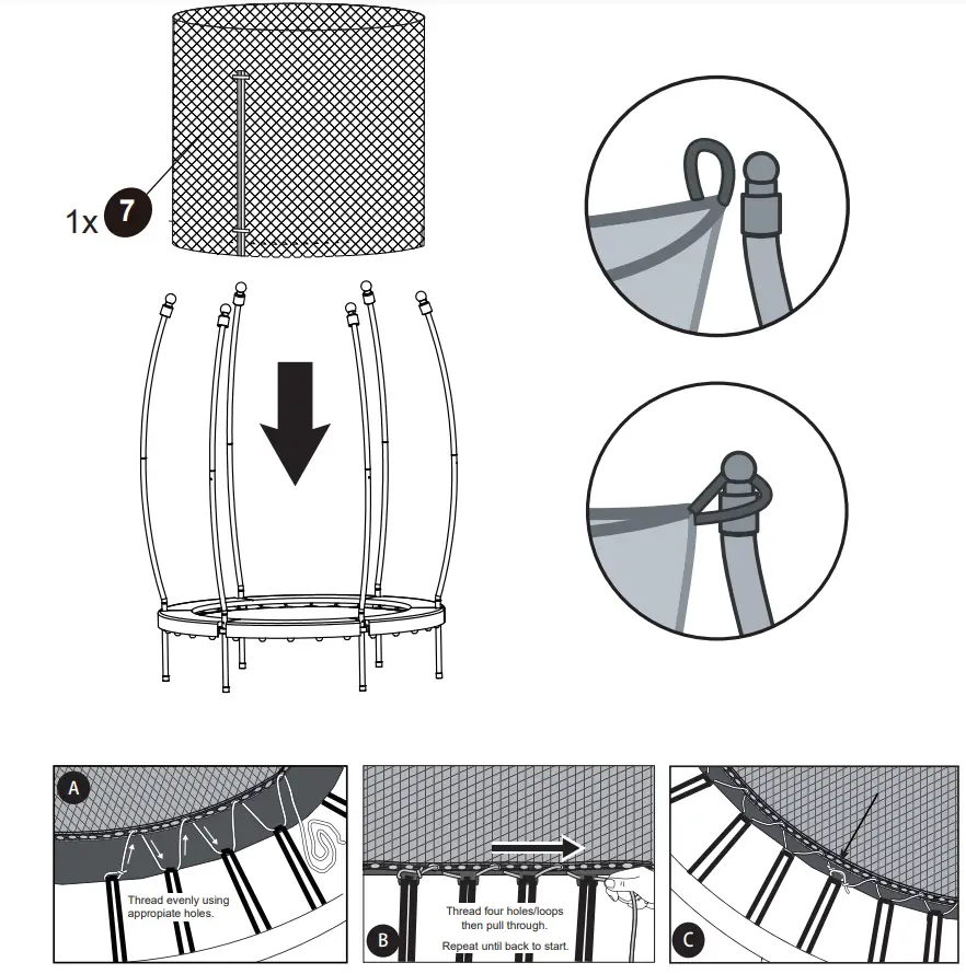 EXIT TOYS Junior Trampoline with Safety Net fig 21