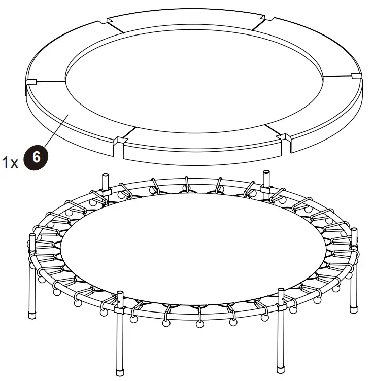 EXIT TOYS Junior Trampoline with Safety Net fig 24