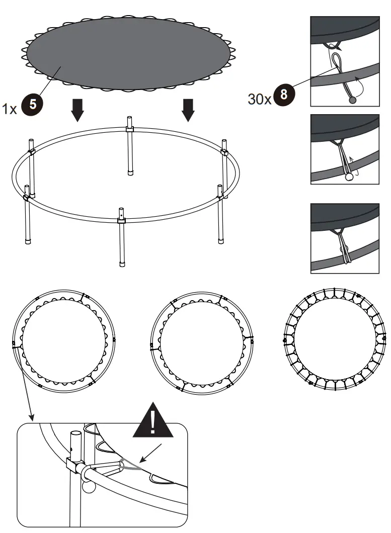 EXIT TOYS Junior Trampoline with Safety Net fig 25