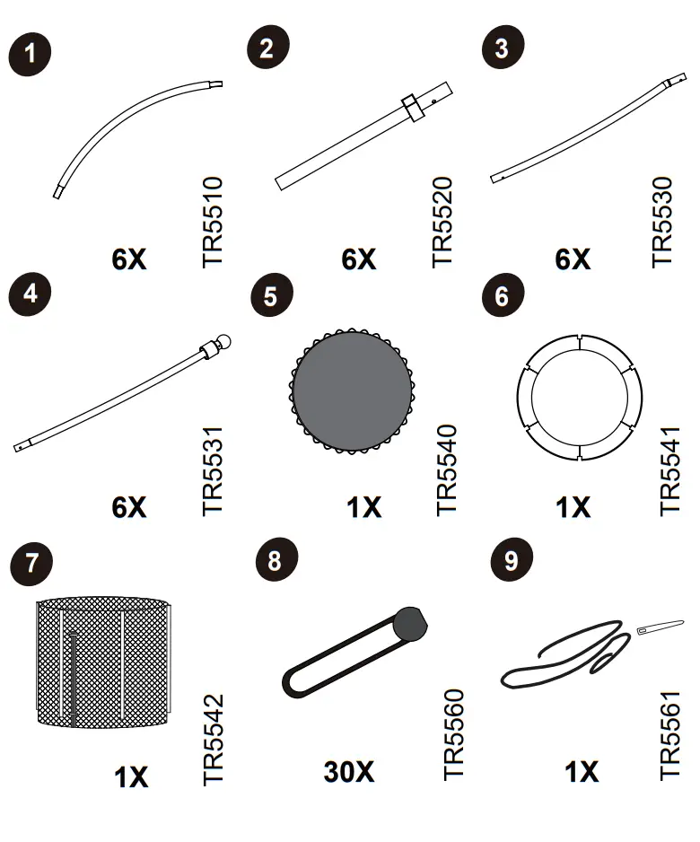EXIT TOYS Junior Trampoline with Safety Net fig 27