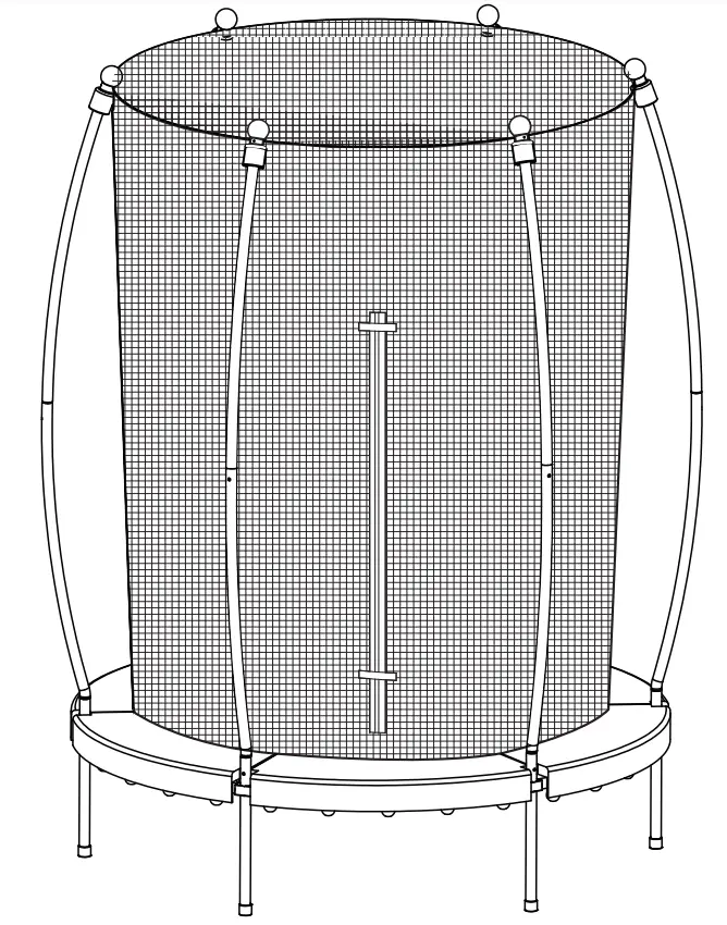 EXIT TOYS Junior Trampoline with Safety Net