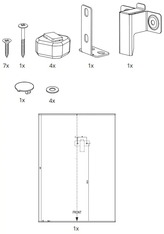 IKEA 104.307.02 VÄRMD Microwave Oven - fig1