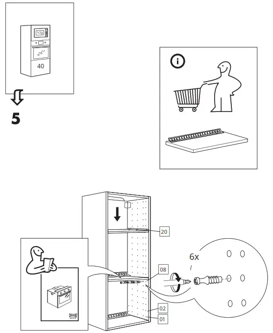 IKEA 104.307.02 VÄRMD Microwave Oven - fig34