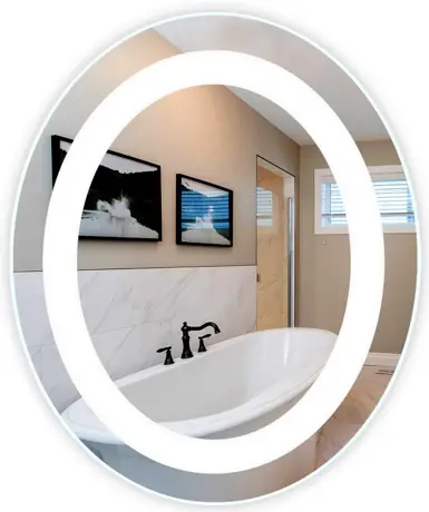 JimsMaison GL-3041 2432B Dimmable Wall Bathroom Vanity Mirror