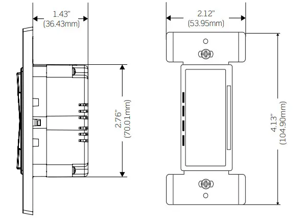 LEVITON Wireless Decora 0-10V Wall Dimmer - Figure 2