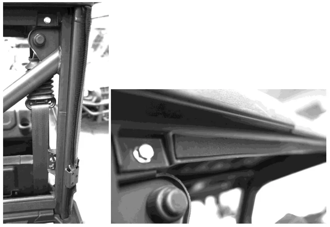 FALCON RIDGE CF Moto U Force 1000 Full Polycarbonate Rear Window pictures below1