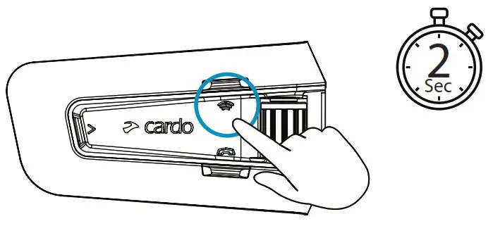 cardo PackTalk Edge Off Road Vehicle Wireless Handsfree Intercom - DMC Intercom 3