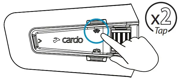 cardo PackTalk Edge Off Road Vehicle Wireless Handsfree Intercom - DMC Intercom 5