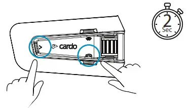 cardo PackTalk Edge Off Road Vehicle Wireless Handsfree Intercom - Getting Started 2