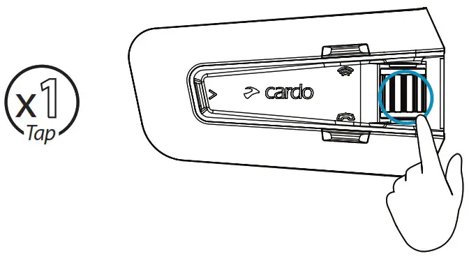 cardo PackTalk Edge Off Road Vehicle Wireless Handsfree Intercom - Music 2