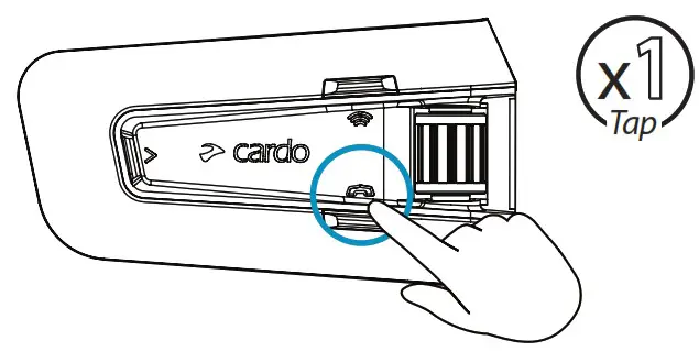 cardo PackTalk Edge Off Road Vehicle Wireless Handsfree Intercom - Phone Call 1