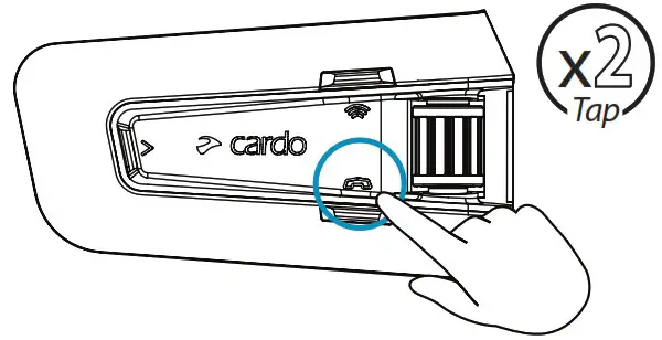 cardo PackTalk Edge Off Road Vehicle Wireless Handsfree Intercom - Phone Call 6