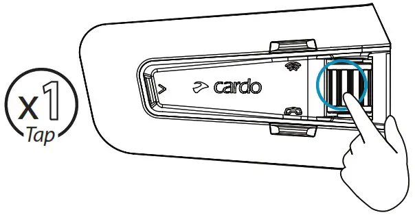 cardo PackTalk Edge Off Road Vehicle Wireless Handsfree Intercom - Radio 3