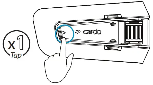 cardo PackTalk Edge Off Road Vehicle Wireless Handsfree Intercom - Radio 4