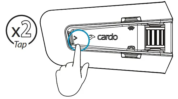 cardo PackTalk Edge Off Road Vehicle Wireless Handsfree Intercom - Radio 5