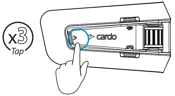 cardo PackTalk Edge Off Road Vehicle Wireless Handsfree Intercom - Radio 6