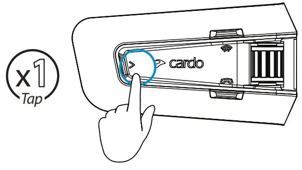 cardo PackTalk Edge Off Road Vehicle Wireless Handsfree Intercom - Radio 7