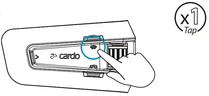 cardo PackTalk Edge Off Road Vehicle Wireless Handsfree Intercom - Universal Bluetooth intercom 2