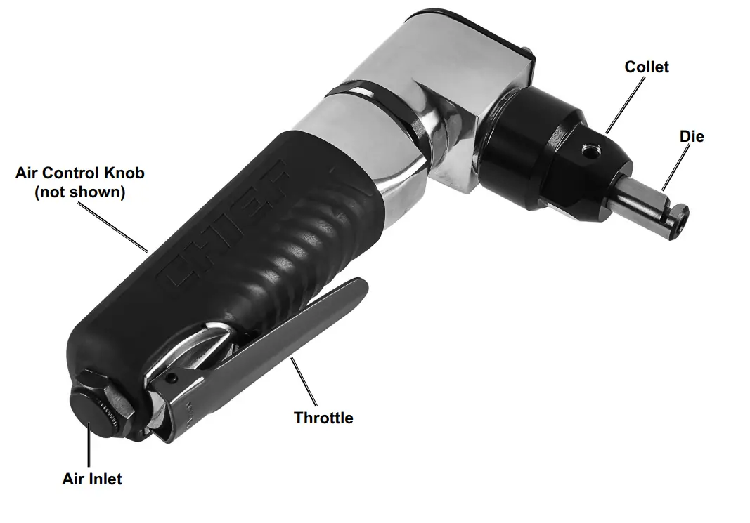 CHIEF 57930 UPC 18 Gauge Professional Air Nibbler - Fig