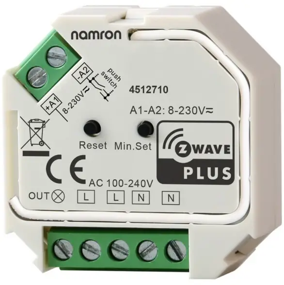 namron EL-4512748 Z-Wave Awning Controller 2A