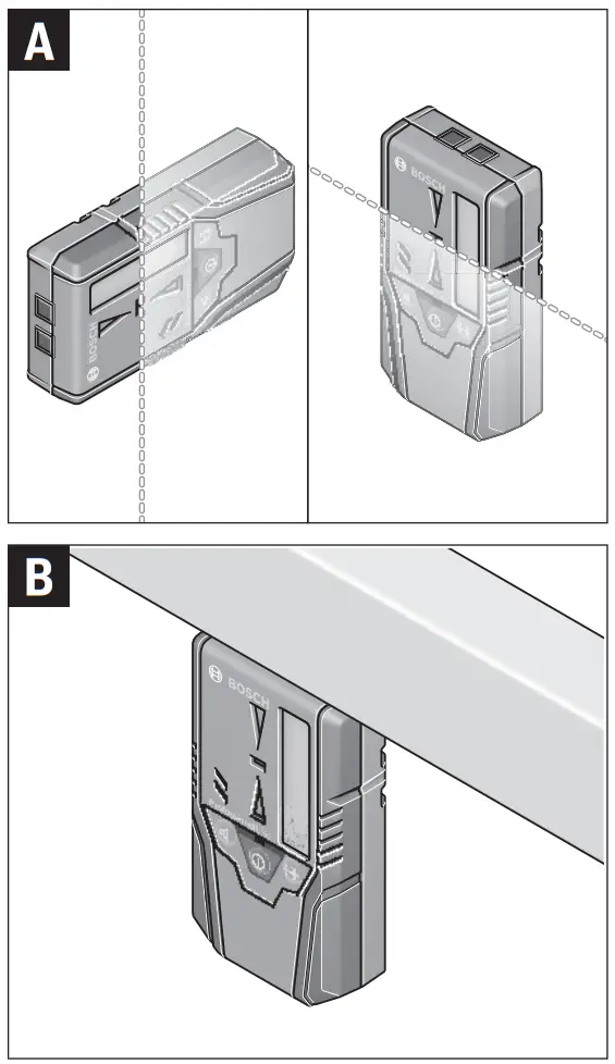 BOSCH LR 6 Professional 165 Ft Red Beam Line Laser Receiver fig1