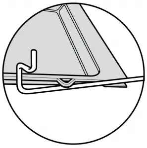 Fitting the grill dish