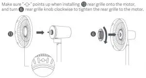 FIG 5 Install the rear grille