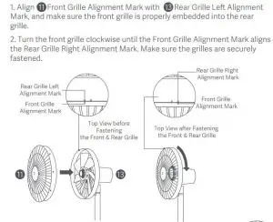 FIG 7 Install the front grille