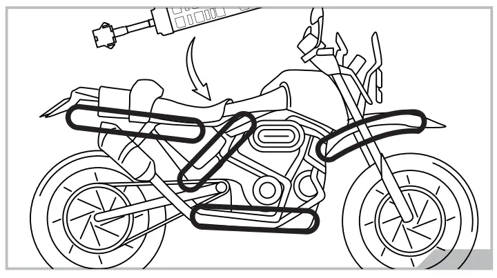 OPT7 LIGHTING AURA Double Row Motorcycle Multi-Color LED Light fig 2