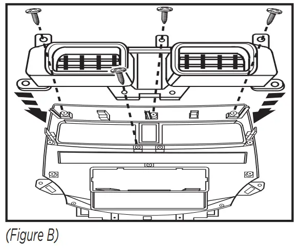 Metra 99-7875 DIN radio provision --(Figure B1)