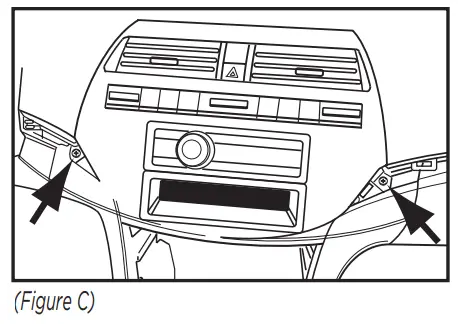 Metra 99-7875 DIN radio provision --(Figure C)