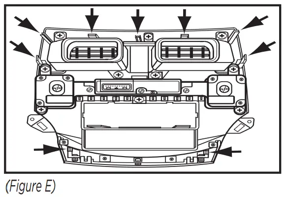 Metra 99-7875 DIN radio provision --(Figure E)5
